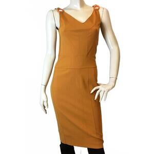 NEW CAVALLI CLASS women's shoulder loop dress in orange